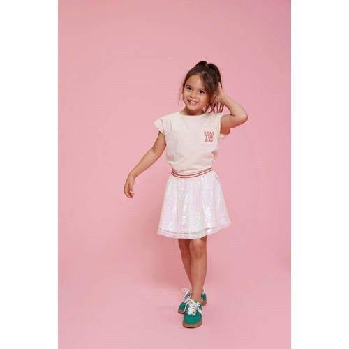 Jubel Korte Rok Lazy Lagoon Pailletten Lichtroze