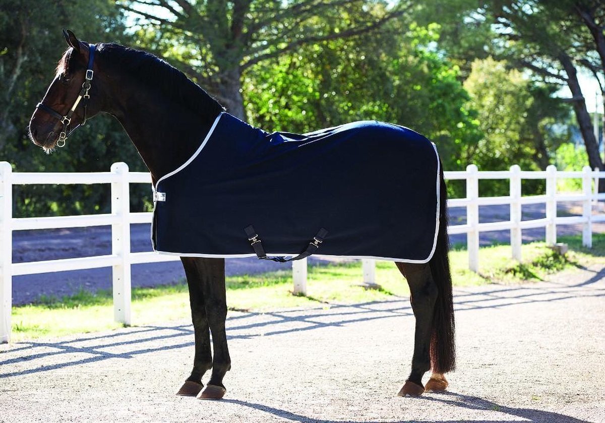 Horseware Products LTD Horseware Amigo Jersey Cooler Navy Blue 115/168 cm