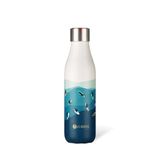 LES ARTISTES Paris A-4308 Bottle'Up, thermosfles, 500 ml, BPA-vrij, herbruikbaar, houdt 12 uur warm en 24 uur koud, roestvrij staal, surfdesign