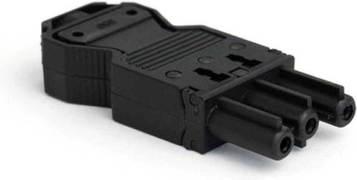 Wieland GST18-3 connector vrouwelijk zwart