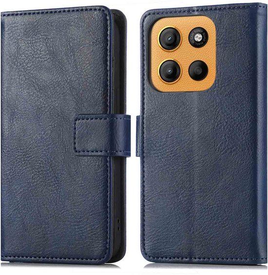 imoshion Luxe Bookcase voor Motorola Moto G15 / G15 Power - Donkerblauw