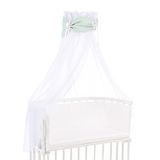 babybay Hemel Organic Cotton Royal met strik, mint glitterpunten goud