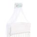 babybay Hemel Organic Cotton Royal met strik, mint glitterpunten goud