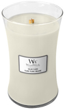 WoodWick Hourglass Large Geurkaars - Solar Ylang - Cylinder - White - 10.2cm