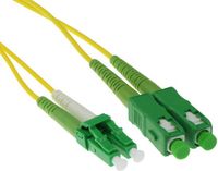ACT RL2710 Glasvezel Patchkabel Duplex LSZH - LC/APC 8 SC/APC8 9/125µm OS2 - 10 meter