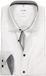 OLYMP Luxor comfort fit chemise - blanc (contraste noir) - Sans repassage - Tour de cou : 44