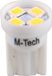 M-Tech LED W5W 12V - Basic 4x Led diode - Wit - Set