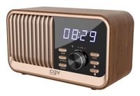 CGV BeBop FM Draagbare Analoge Radio - Hout