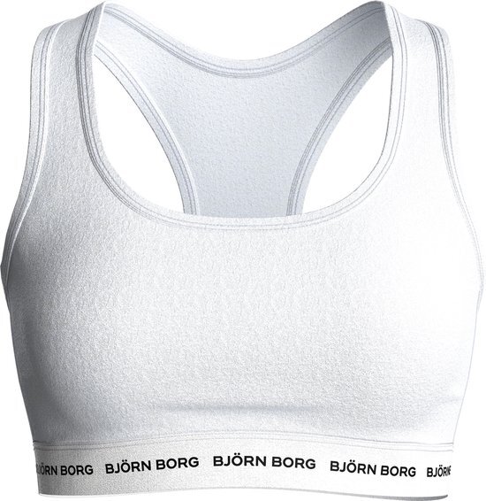 Bj&#246;rn Borg Core Logo - Soft top - Bh - Dames - 1 stuk - Dames - XS - Wit