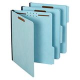 Pendaflex Globe Weis Pendaflex 615F21-3BLU map met sluiting voor persbord, letterformaat, verlenging 2,5 cm, snit 1/3, 25/BX (615F21-3BLU)