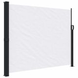 vidaXL Windscherm uittrekbaar 160x600 cm wit