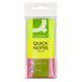 Q-Connect KF01224 Zelfklevende notitieblok, 40 x 50 mm, neon