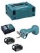 Makita Accuschroefmachine DUP181RFJ (2 x 3,0 Ah accu's + oplader DC18RC + MAKPAC 2 opbergkoffer)