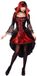 "VAMPIRESS" Widmann Milano Party Fashion Kostuum Vampier Jurk Dames Rood/Zwart Maat L