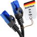 KabelDirekt – Ethernet Kabel 10Gbit/s – 2x3m, zwart