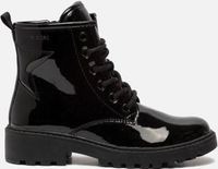 Geox J Casey Girl G Enkellaarzen voor meisjes, zwart, Maat 36
