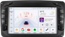 Happiq Autoradio avec Bluetooth et CarPlay pour Mercedes-Benz CLK W209, C-W203, G-W463, W208, A-W168, Viano, Vito et Vaneo – compatible avec Apple et Android – installation stéréo avec système de navigation – mémoire de stockage 8 Go/128 Go