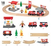 BRIO Treinset bij de brandweer - 33815