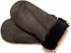 Bernardino Mokka Mokka Lammy wanten suede voor volwassenen - Handschoenen schapenwol 6 (M - 15 cm)