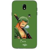 Maniacase Hoesje Samsung Galaxy j7 2018 Roronoa Zoro One Piece manga anime