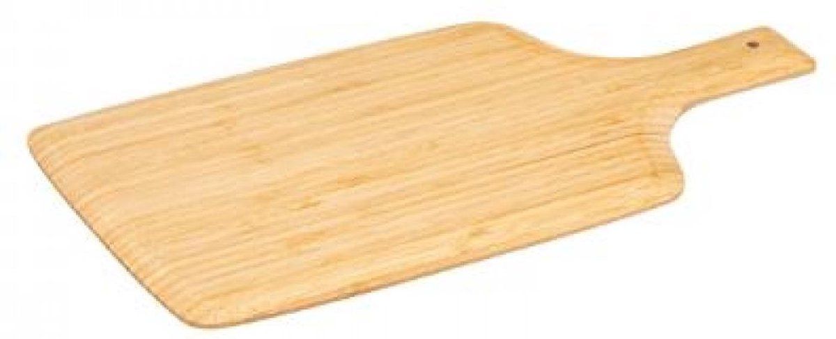5five Snijplank met handvat 28 x 20 cm bamboe hout