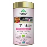 Tulsi Sweet Rose Thé anti-stress, 100g, Bio Indien