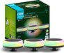 Calex Smart Outdoor - Set van 3 Padverlichting - Slimme Grondspot - RGB en Warm Wit Licht - Zwart