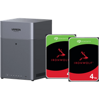 UGREEN NASync DH4300 Plus + Seagate Ironwolf 4TB Duo Pack