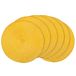 AHHFSMEI Ronde gevlochten placemats 35 cm ronde tafelmatten voor eettafels natuurlijk geweven hittebestendige placemats set van 6 (geel)