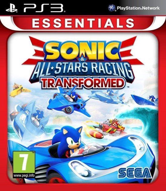 Sonic All-Stars Racing Transformed (Essentials) - PS3