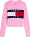 Tommy Jeans Pull en Coton M Automne/Hiver 2026 Rose