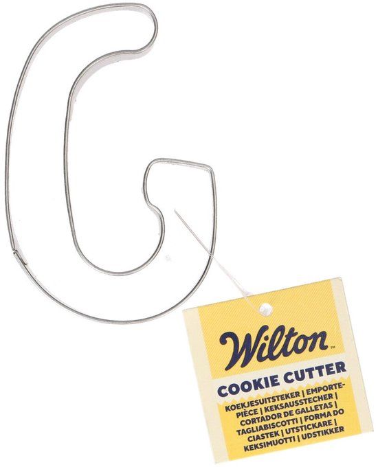 Wilton Koekjes Uitsteker - Letter G - Metaal