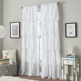 Curtainworks Volant ruches staaf zak een gordijnpaneel, 160 cm, wit