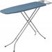 Table à repasser modèle standard pliable avec poignée de transport 110x30 cm bleu