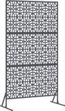 vidaXL Privacyscherm 100 x 50 x 180 cm staal antraciet