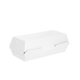 50 Thepack 50 stuks schelpen "Hot Dog" 230 g/m2 23,2 x 9 x 6,3 cm, wit, nano-micro