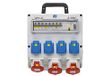 as – Schwabe wandverdeler klaar voor aansluiting - uitgang 4x Schuko, 1 x CEE (400 V/16 A/5-polig), 2 x CEE (400 V/32 A/5-polig) - bouwstroomverdeler vaste aansluiting NYM-J tot 5 x 10 - verdeelkast -