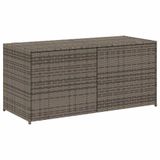 VidaXL Tuinbox Grijs Polyrotan 120x50x56 cm