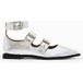 AllSaints Susan Buckle Shoe Argent Taille: 36