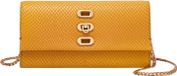 FOSSIL Penrose Wallet Yellow Schoudertas