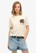 Superdry Old School Tattoo T-shirt Dames Cream