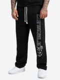 Lonsdale Stonesfield joggingbroek voor heren, normale pasvorm, zwart, 3XL