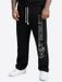 Lonsdale Stonesfield joggingbroek voor heren, normale pasvorm, zwart, 3XL