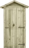 Intergard Houten tuinkast tuinberging opbergkast grenen 205x126x68cm Groen