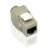 VALUE Cat.6a RJ-45 Keystone Connector, Zilver