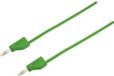 Voltcraft MSB-300 Meetsnoer Banaanstekker 4 mm Silicone 2.00 m Groen 1 stuk(s)