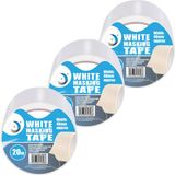 DID Afplaktape Verftape Wit - 3x - 20 meter x 48 mm
