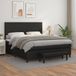 Maison Exclusive - Sommier à lattes de lit avec matelas noir 180x200 cm similicuir