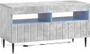vidaXL LED tv-meubel ZWOLLE 81 x 35 x 43 cm Betongrijs Bewerkt hout