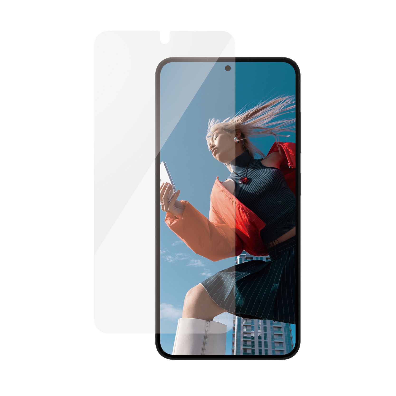 PanzerGlass Ultra-Wide Fit Screenprotector for Samsung Galaxy S24 - Clear